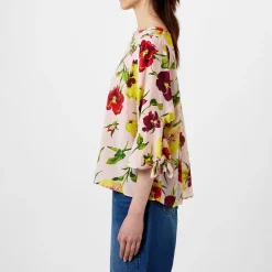 Max Mara Weekend Pomposa Regular Fit Long Sleeve Shirt in Pink