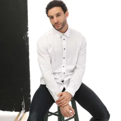 Mercery Beynol Jersey Shirt in White