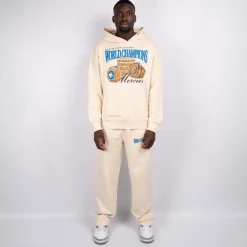 Mercier Champions Ring Hoodie in Ecru