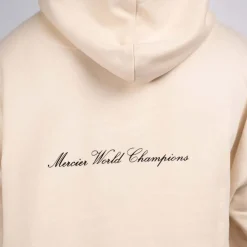 Mercier Champions Ring Hoodie in Ecru