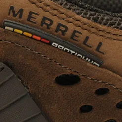 Merrell Mens Intercept Non Waterproof Walking Shoes in Brown