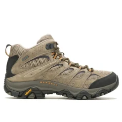 Merrell Mens Moab 3 Mid Gore Tex Hiking Boots in Brown