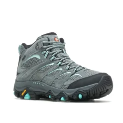 Merrell Womens Moab 3 Mid Gore Tex Hiking Boots in Grey