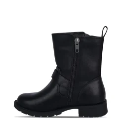 Miso Bella Biker Child Girls Boots in Black
