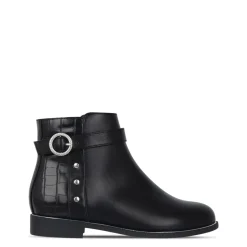 Miso Buckle Child Girls Boots in Black