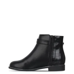 Miso Buckle Child Girls Boots in Black