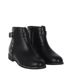 Miso Buckle Child Girls Boots in Black