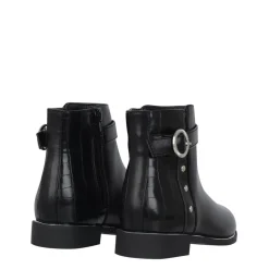 Miso Buckle Child Girls Boots in Black