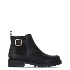 Miso Cojito Child Girls Ankle Boots in Black