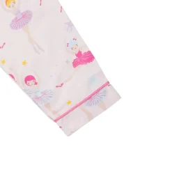 Miso Girls Fairy Satin Collared Pyjama Set in Pink