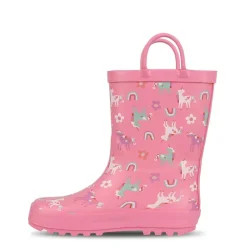 Miso Girls Welly Boots in Pink