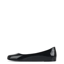 Miso Jelly Ballet Flat Pumps in Black