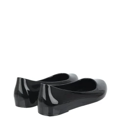 Miso Jelly Ballet Flat Pumps in Black