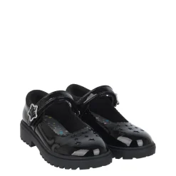 Miso Mj Star Patterned Mary Janes in Black