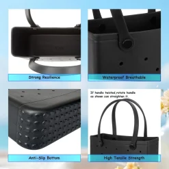 Miso Tote Bag in Black