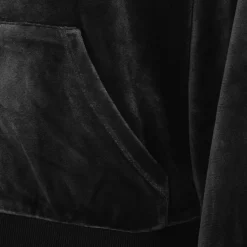 Miso Velour Tracksuit Set in Black