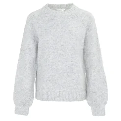 Miso Womens Blouson Jumper in Grey