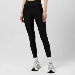 Miso Womens Honeycomb Leggings in Black