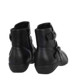 Miso Womens Scrunch Boots in Black