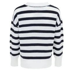 Miso Womens Stripe Jumper Knitwear in Multi