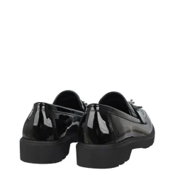 Miso Womens Tassi Loafers in Black