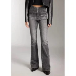 Miss Sixty Glenda Wide Leg Regular Fit Jeans in Black