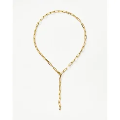 Missoma Classic Paperclip Chain Necklace in Gold