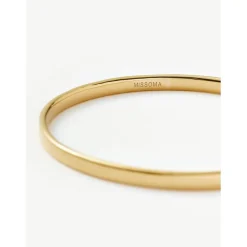 Missoma Classic Round Bangle in Gold