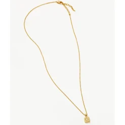 Missoma Mini Star Ridge Pendant Necklace in Gold