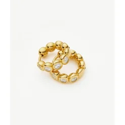 Missoma Tennis Hoops in Gold