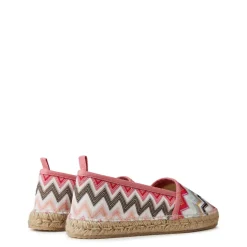 Missoni Chevron Espadrilles in Cream
