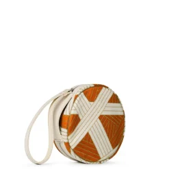 Missoni Nastri Bty Geometric Pouch in Orange