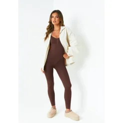 Missy Empire Cotton Bomber Jacket in Cream