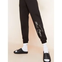 Missy Empire Empire Slogan Joggers in Black