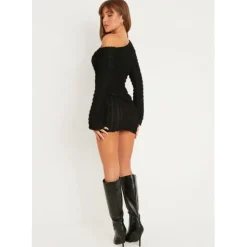 Missy Empire Micro Mini Skirt in Black