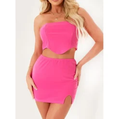 Missy Empire Mini Skirt in Pink