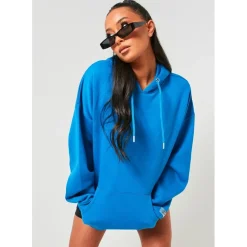 Missy Empire Sport Oversized Hoodie in Blue