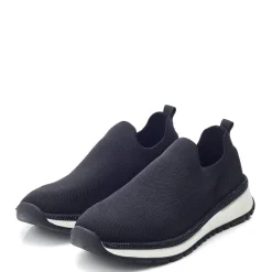 Moda in Pelle Bellariah Trainers in Black