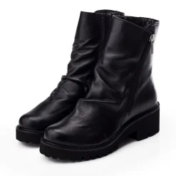 Moda in Pelle Calandra Boots in Black