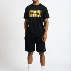 Money Box 5 Pack Metallic Foil T-Shirts in Multi