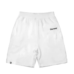 Money Sport Ape Sig Shorts in White