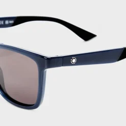 Montblanc Rectangular Sunglasses in Blue