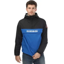 Napapijri Mens Coubertin Logo Jacket in blue navy