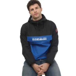 Napapijri Mens Coubertin Logo Jacket in blue navy