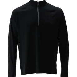 Nathan Tempo Quarter Zip in Black