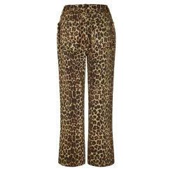 Never Fully Dressed Lucia Scallop Detail Jeans in Brown