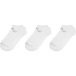 New Balance 3 Pack No Show Socks in White