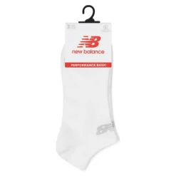New Balance 3 Pack No Show Socks in White