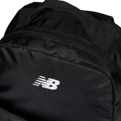 New Balance Black Essential Backpack with Logo in Black