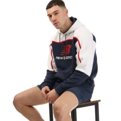 New Balance Classic Fleece Hoodie in Navy